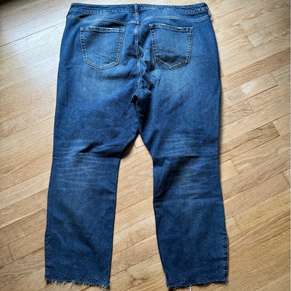 NWOT Studded Straight High-Rise Jean - Picture 10 of 13